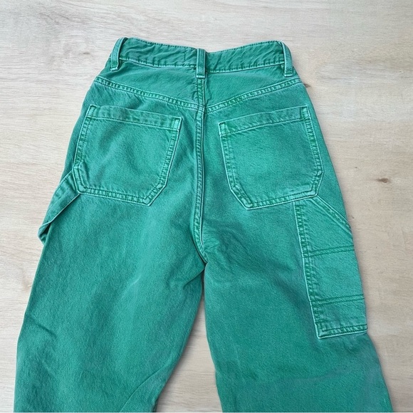 Womens Pacsun Green 90’s Boyfriend Carpenter Jeans Size 22 XS Back to School - Picture 6 of 9